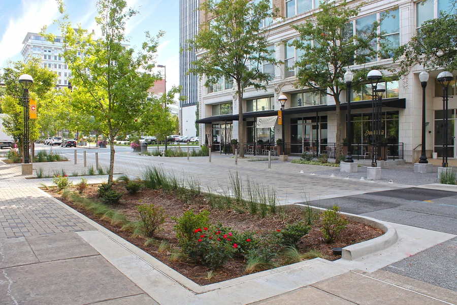 Little Rock rain garden