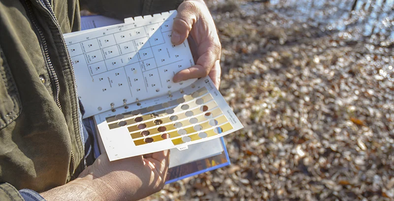 Soil color chart